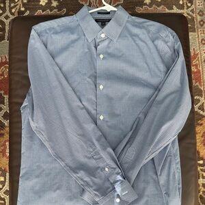 Banana Republic Checkered Dress Shirt size Large.